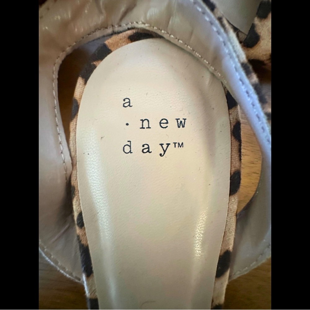 A New Day | Leopard Print Women's Sandals - Picture 3 of 4